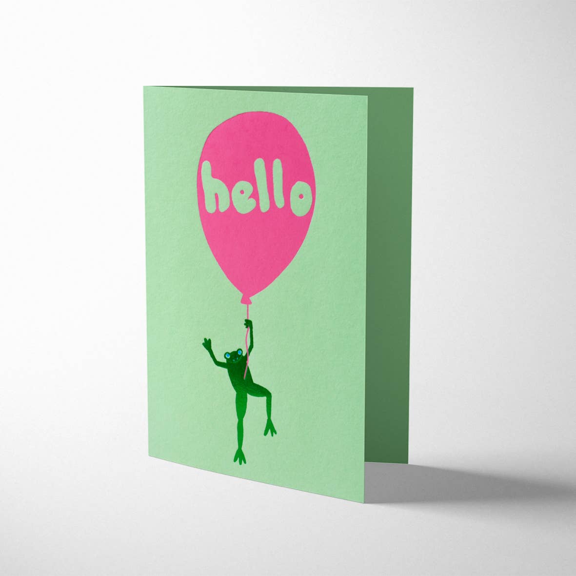 Frog & Balloon Card