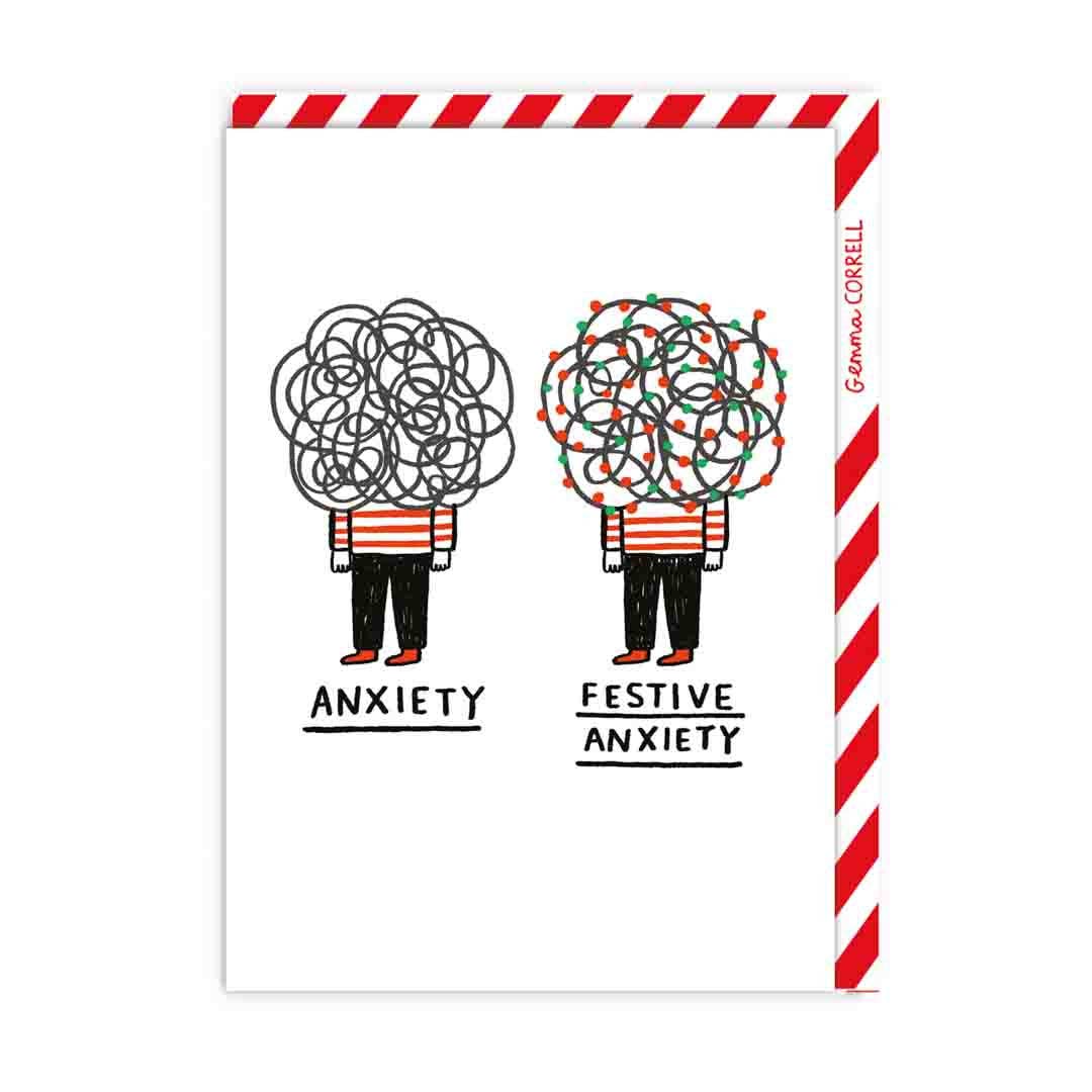 Festive Anxiety Holiday Card