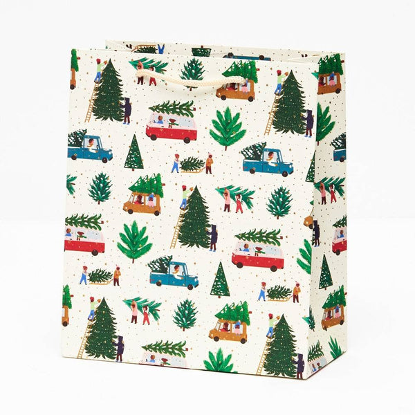 Tree Lot Christmas Gift Bag