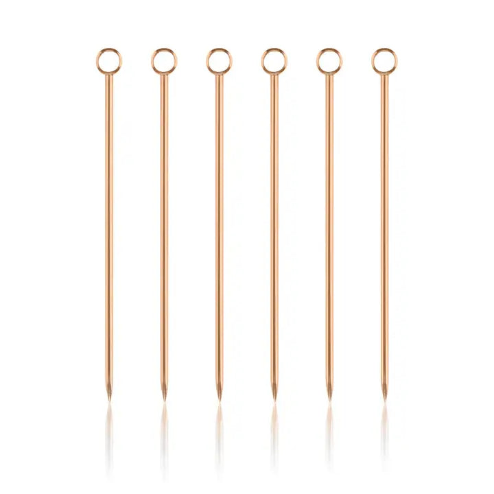 Copper-Plated Cocktail Picks