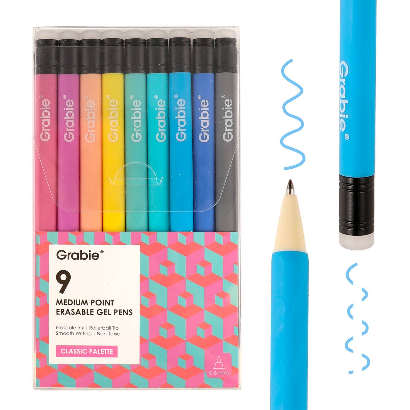 Medium Point Erasable Gel Pen Set: Set of 36