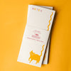 Squiggle Tail Cat Notepad