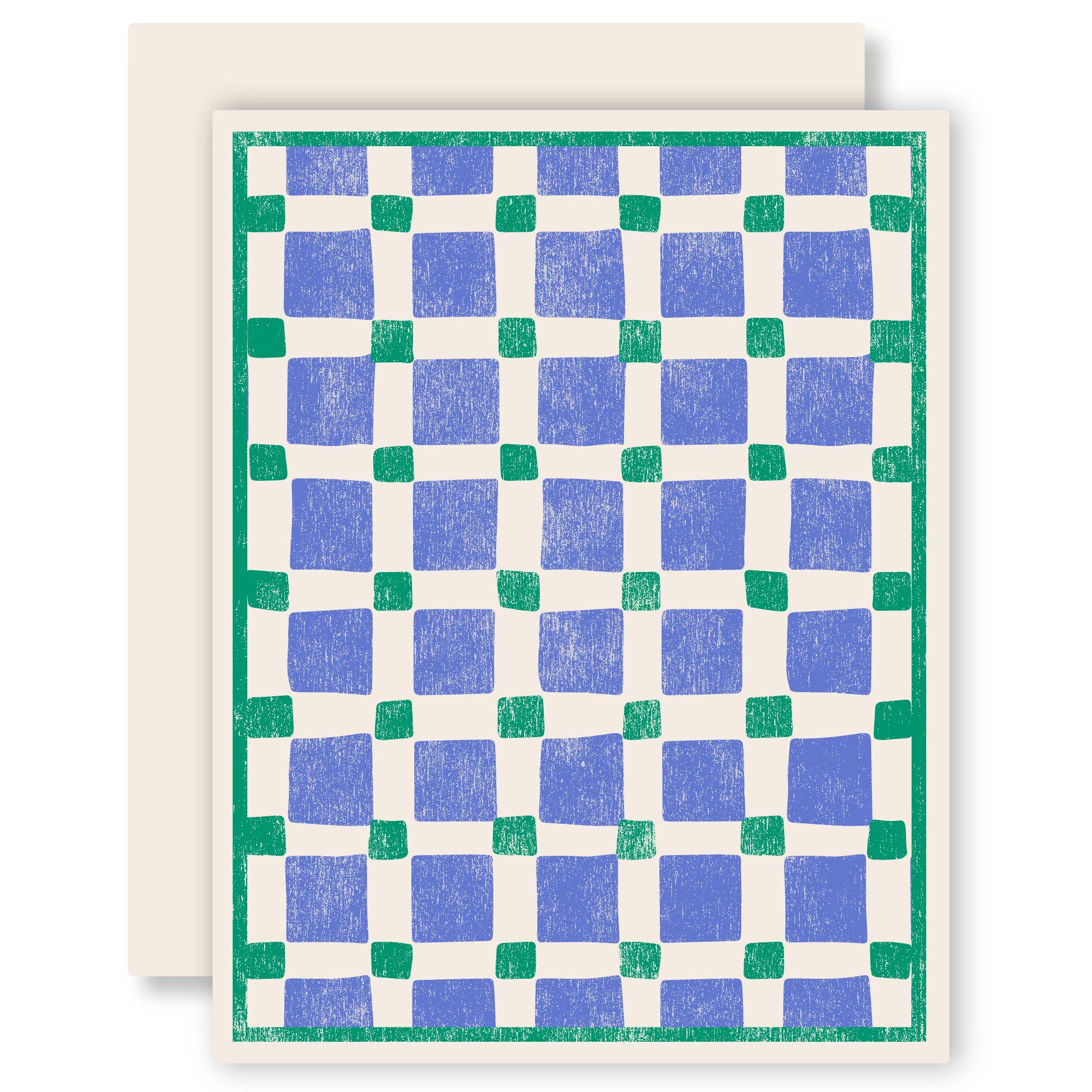 Blue Squares Card