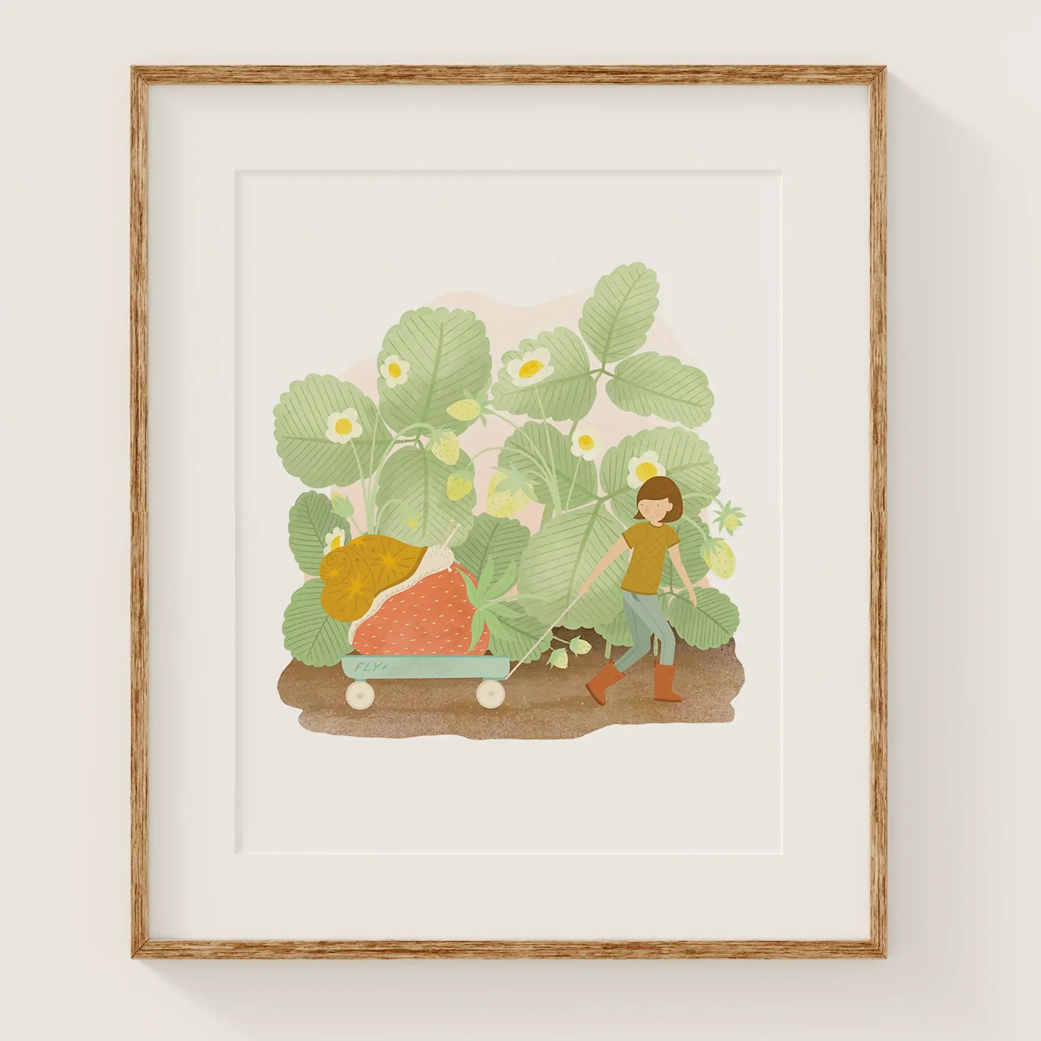 8x10 Art Print: Along for the Ride - DIGS