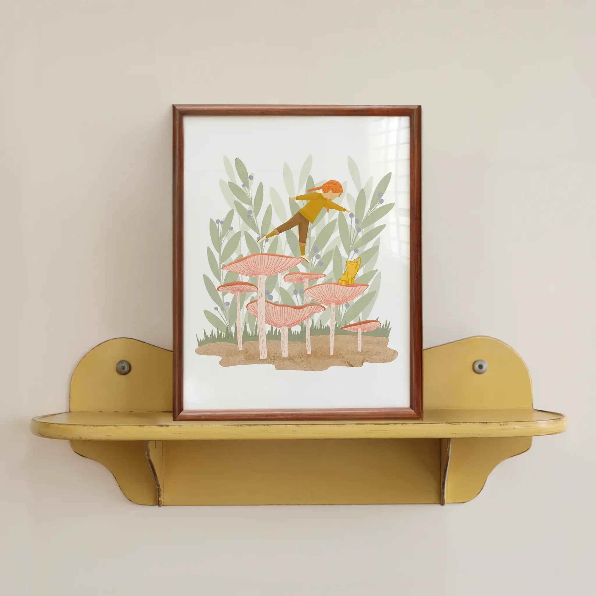 8x10 Art Print: Leaning In - DIGS