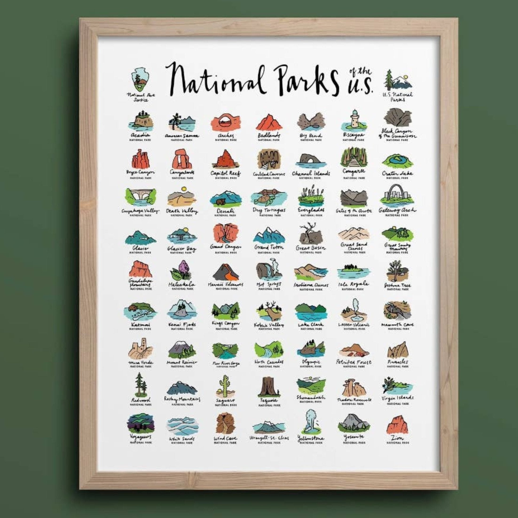 National Parks Canvas Painting Kit