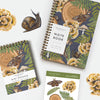 Mushroom Grove Spiral Bound Notebook