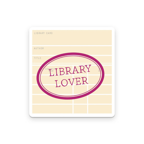 Library Lover Sticker