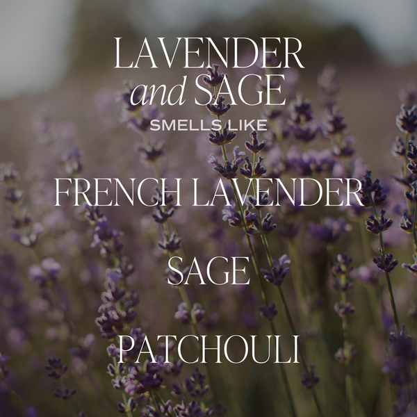 Lavender and Sage Candle