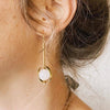 Kinetic Quartz Drop Earrings