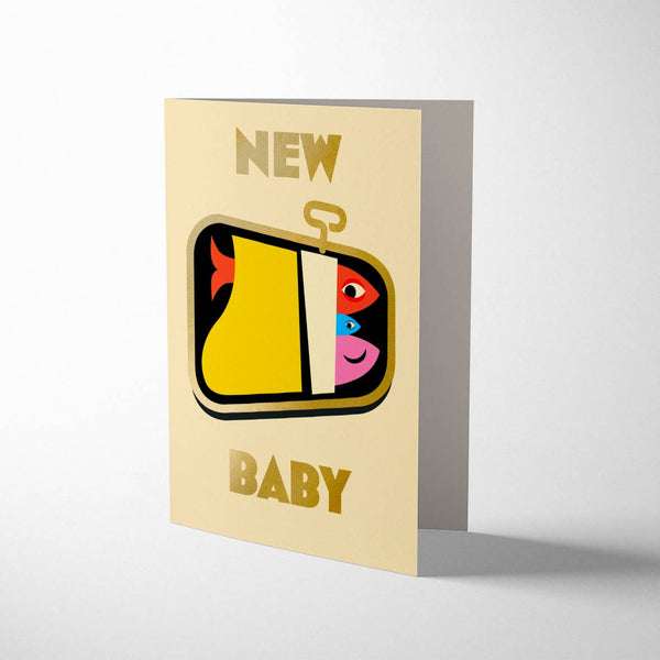 Sardines Baby Card