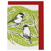 Mini Winter Chickadees Boxed Set of 6 Cards