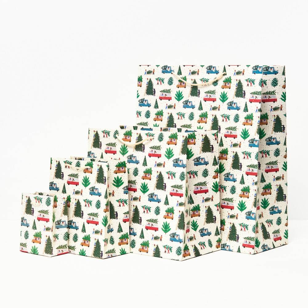 Tree Lot Christmas Gift Bag