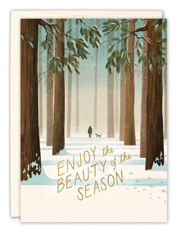 Winter Walk Holiday Cards Box Set