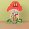 Toadstool Cottage 3D Die-Cut Card