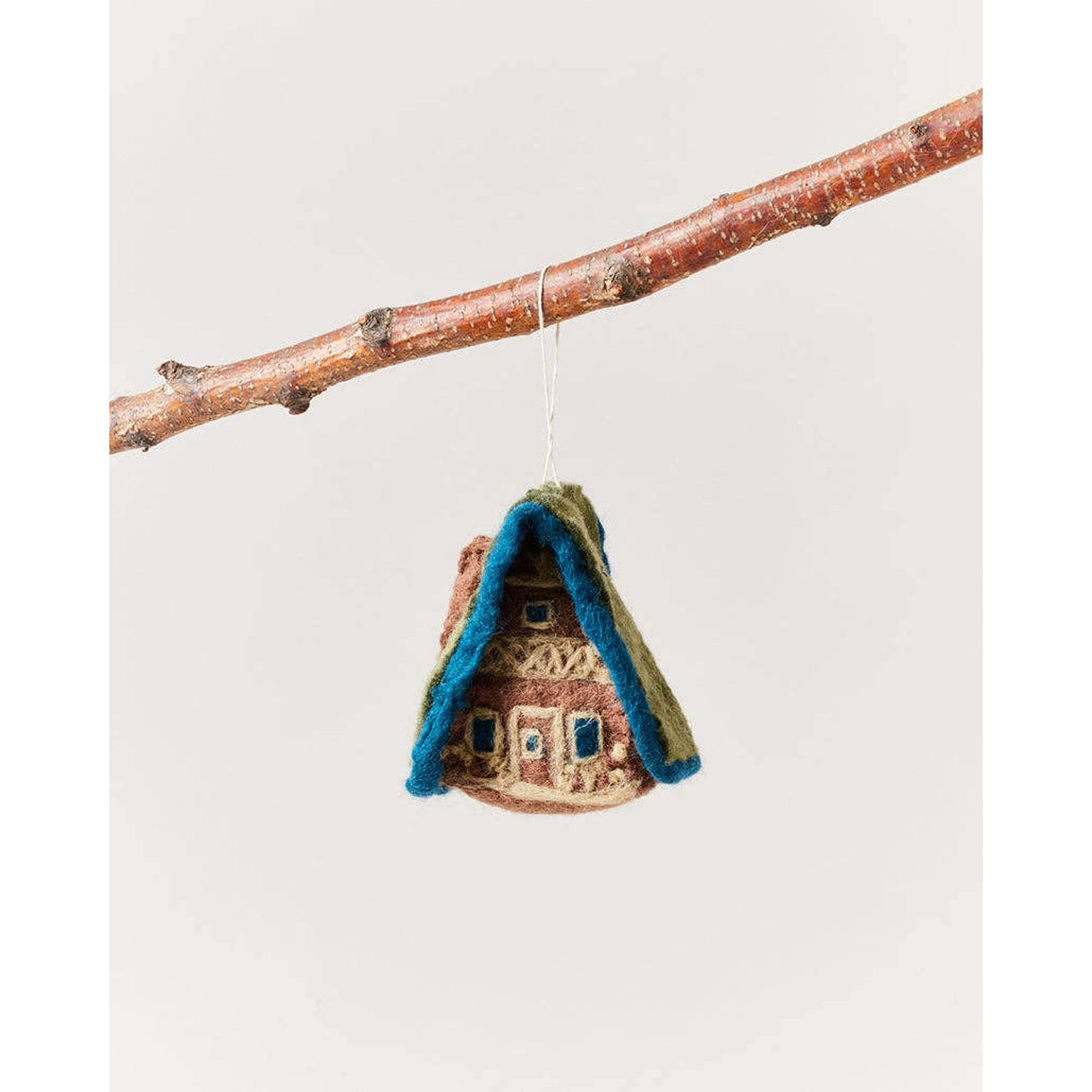Felted A-Frame Ornament
