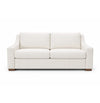 White Alora Sleeper Sofa on white background.