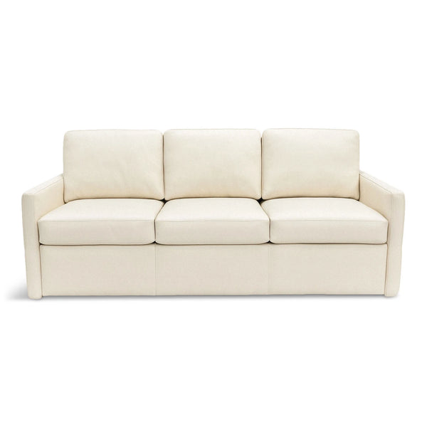 White sofa on white background