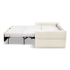 White open sofa bed on a white background