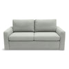 Grey sofa on a white background
