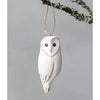 Hand Carved Barn Owl Ornament