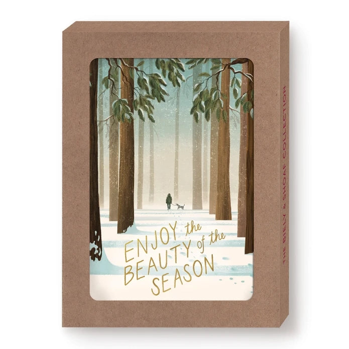 Winter Walk Holiday Cards Box Set