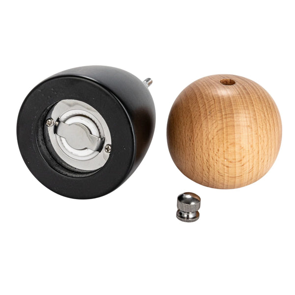 Two-Tone Rubberwood Salt/Pepper Mills