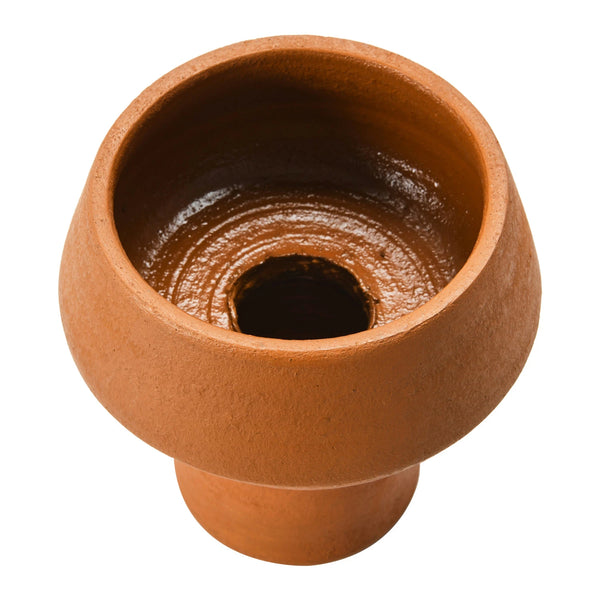 Terracotta Footed Vase