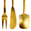 Gold Finish Stainless Appetizer Utensils