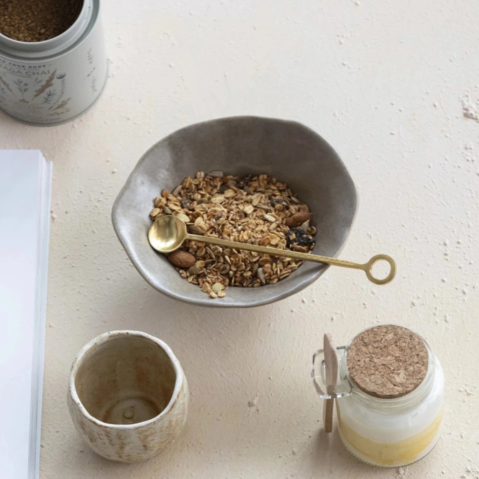 Gold Finish Stainless Cocktail Spoon