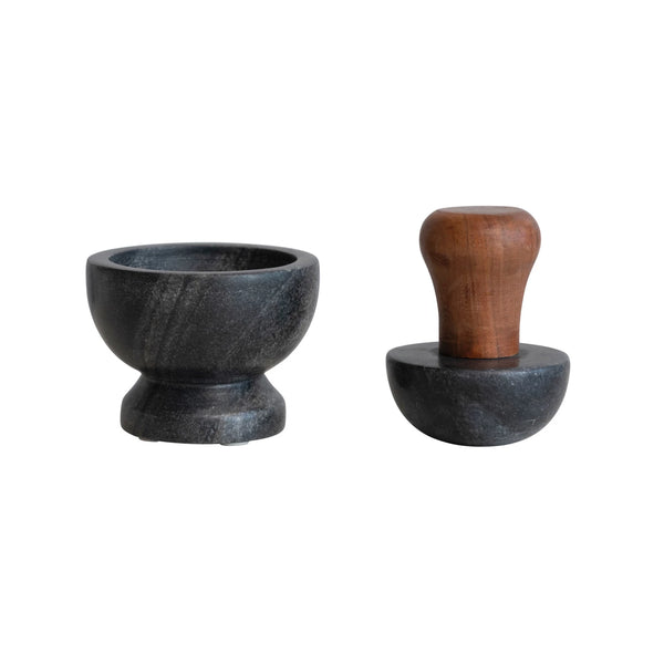 Marble Mortar & Pestle