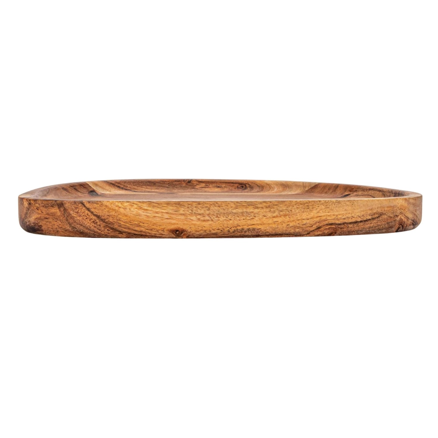 Organic Shape Acacia Wood Tray