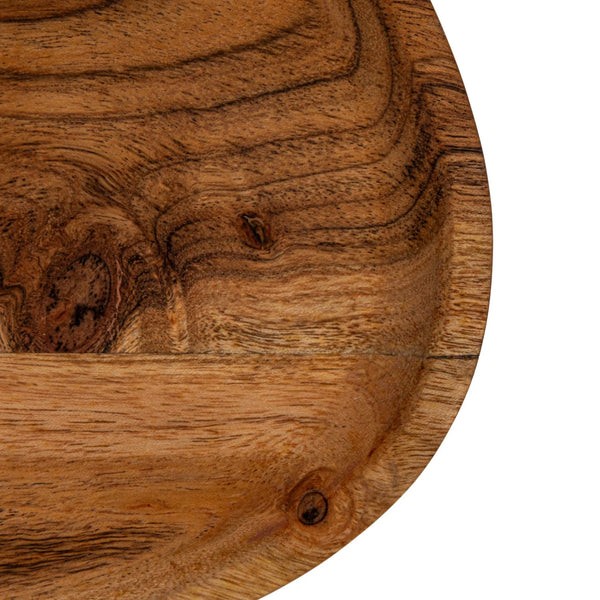 Organic Shape Acacia Wood Tray