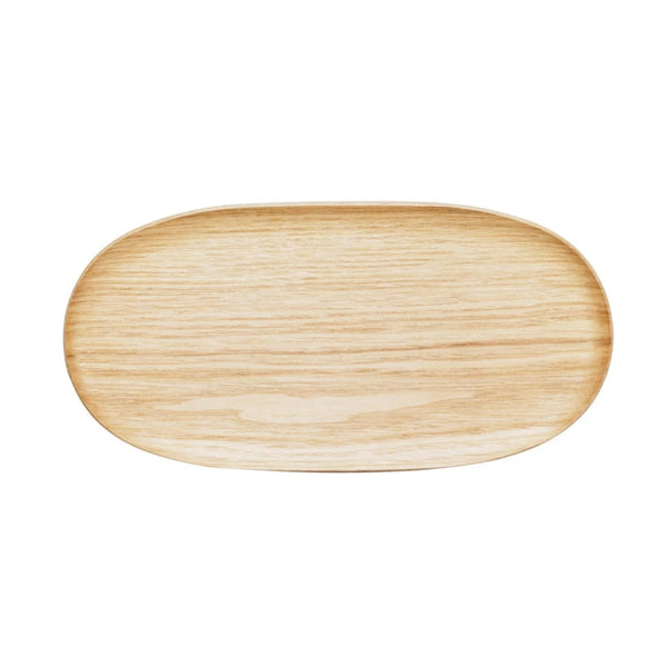 Small Oval Natural Oak Tray