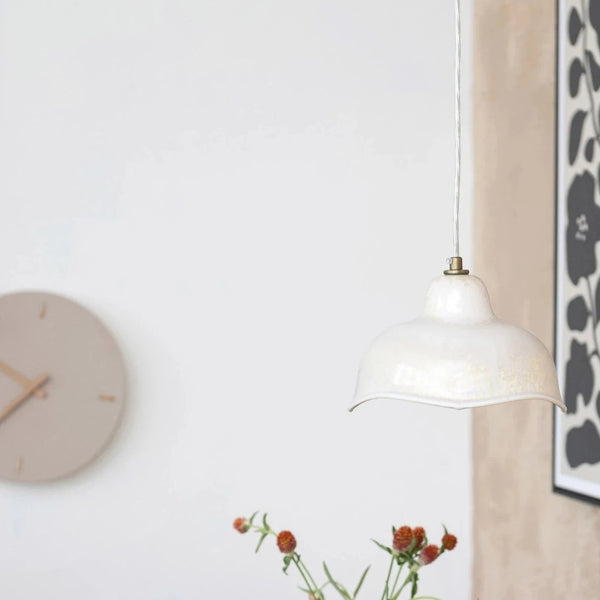 Stoneware Wall Clock