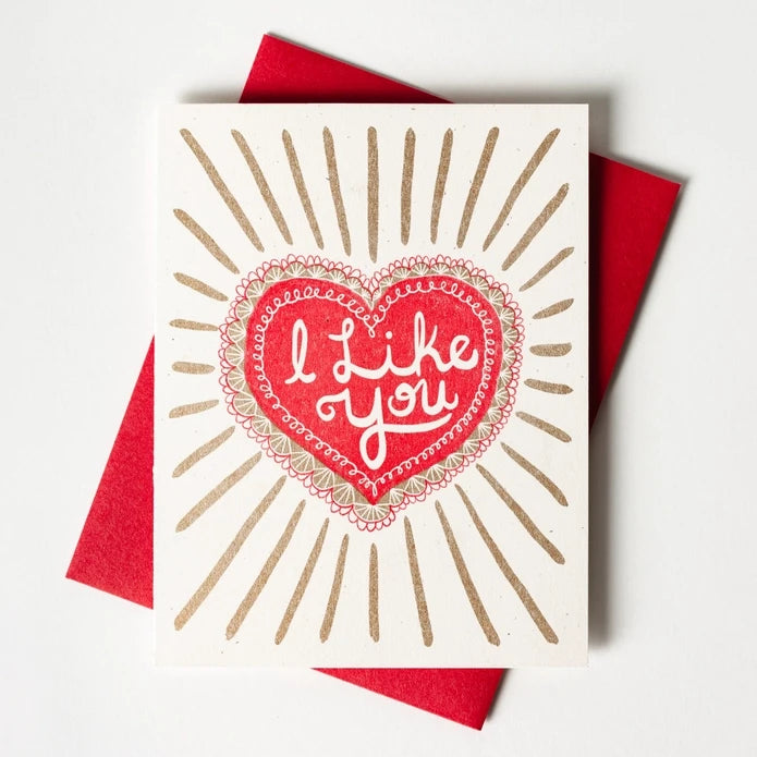 I Like You Card