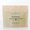 Mineral Bath Soak Sachet: Green Tea & Eucalyptus