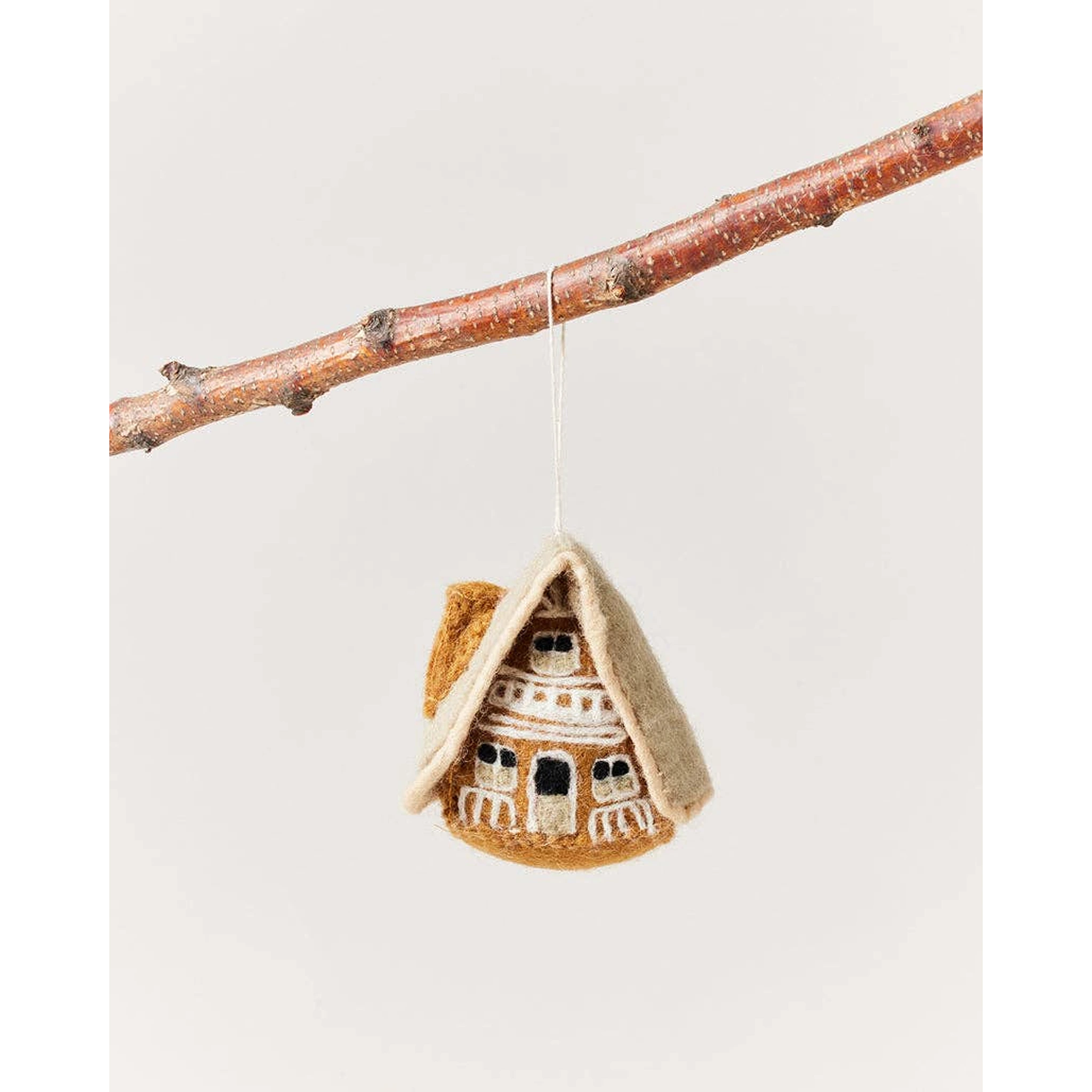 Felted A-Frame Ornament