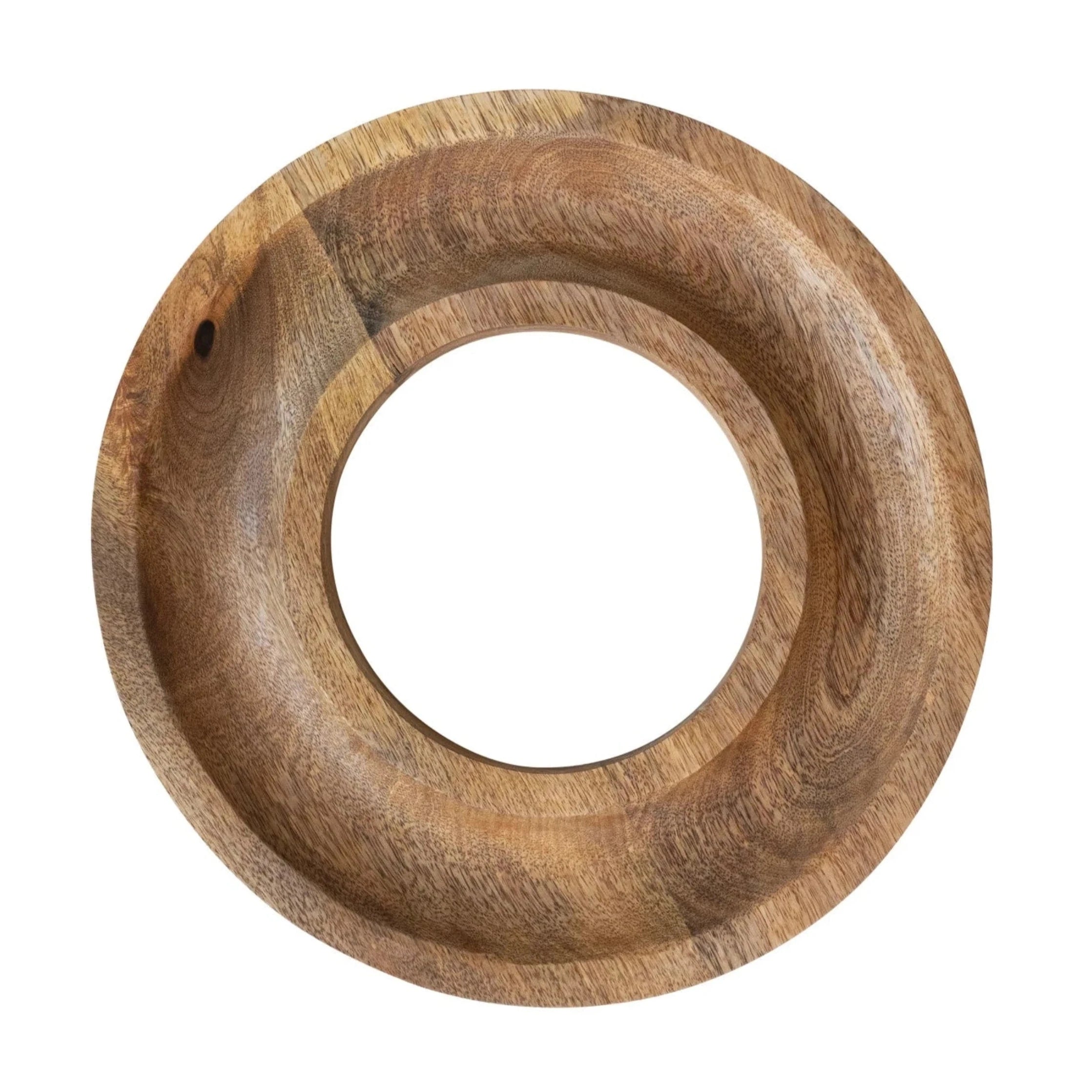 Mango Wood Ring-Shaped Tray