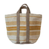 Big Striped Jute Tote