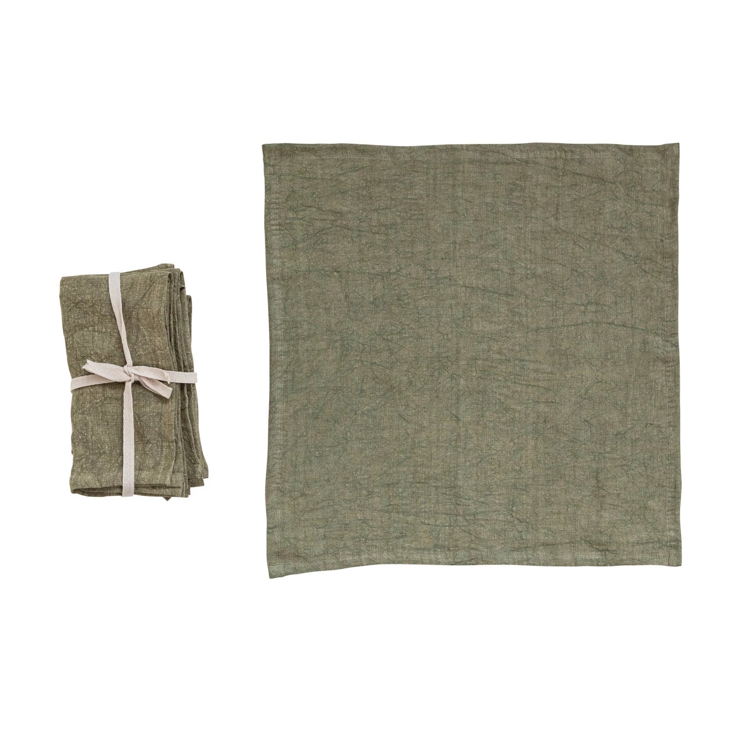 Stonewashed Linen Napkin Set