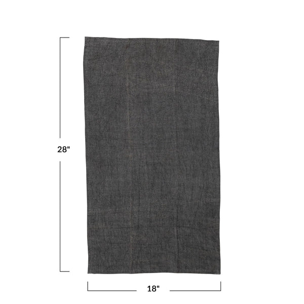 Stonewashed Linen Oversized Tea Towel