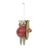 Winter Coat Animals Ornament