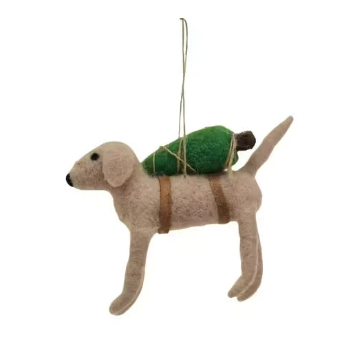 Holiday Dog Ornament