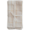 Gold & Cream Cotton Napkin Set