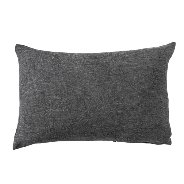 Stonewashed Linen Lumbar Pillows