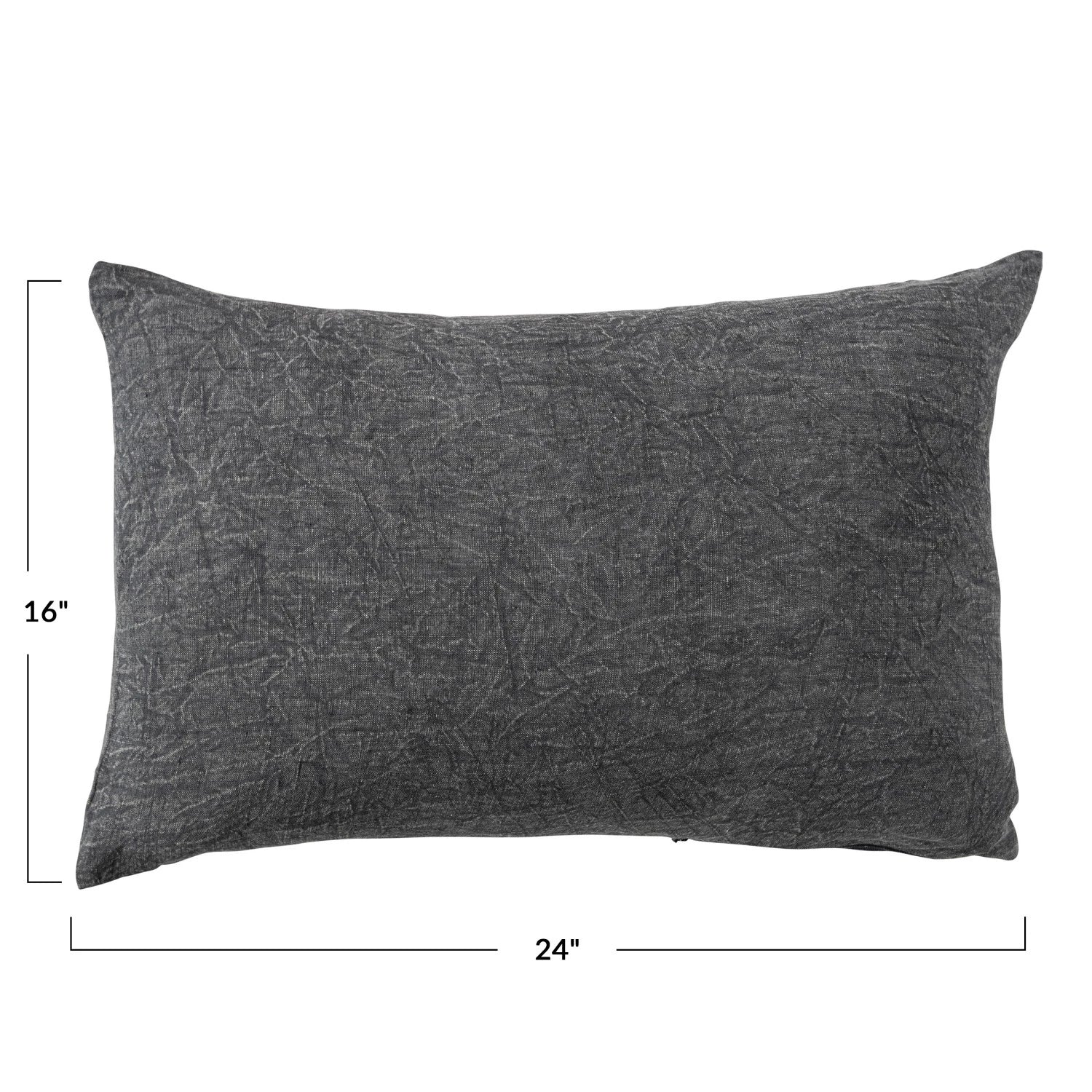 Stonewashed Linen Lumbar Pillows