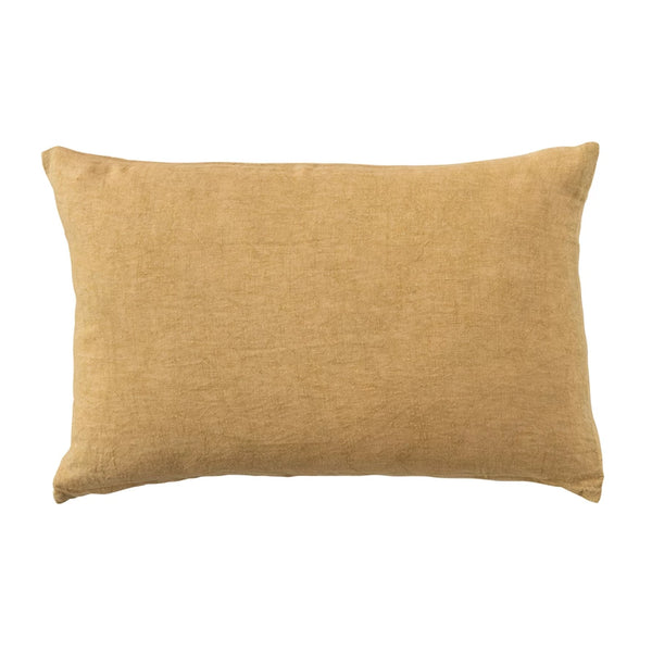 Stonewashed Linen Lumbar Pillows