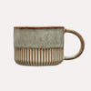 Stoneware Mug with Crimped Bottom