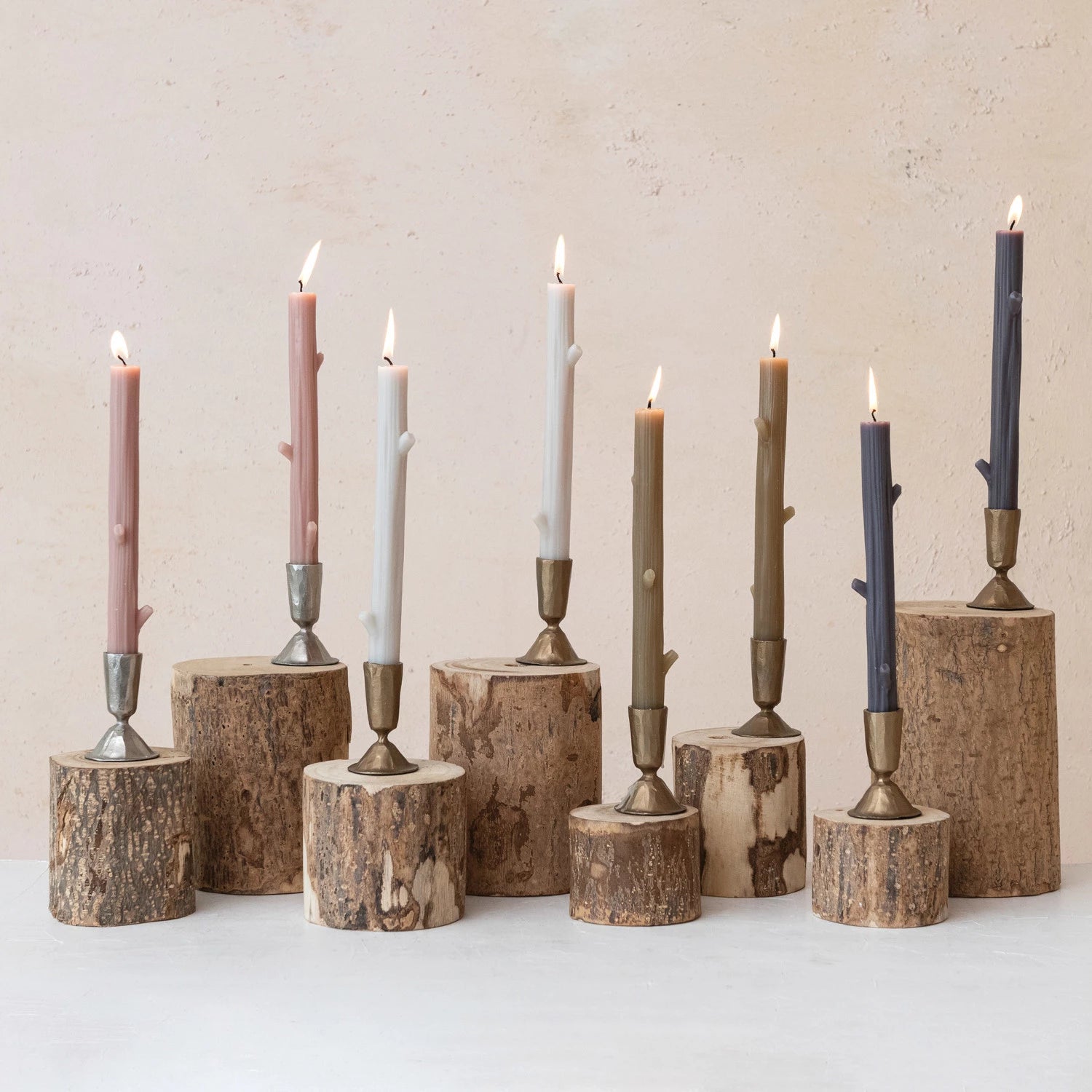 Twig Shaped Taper Candles